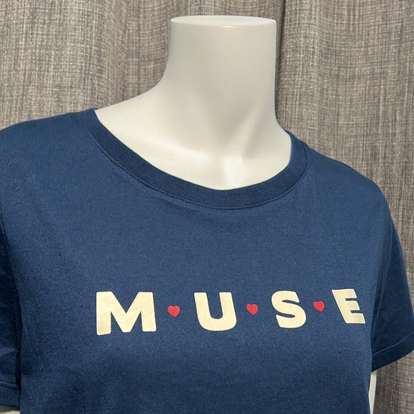 NWT South Parade Blue MUSE Graphic TShirt Small - Picture 4 of 7